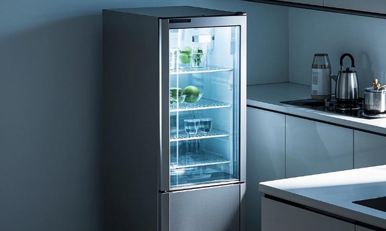 upright refrigerator